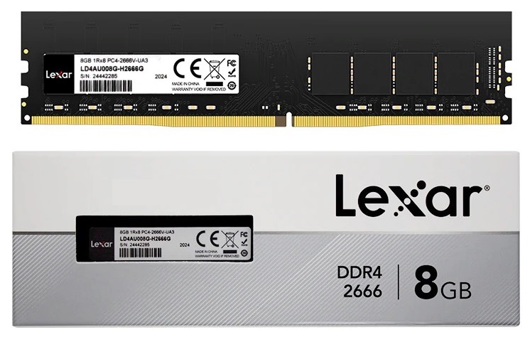 RAM LEXAR 8GB (8GB X1) BUS 2666 DDR4