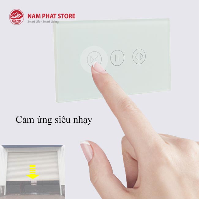 Công tắc cửa cuốn thông minh Wifi TUYA SMART