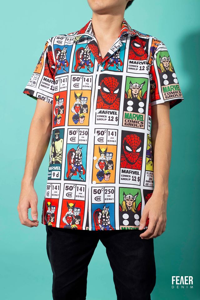 Áo Sơ Mi Marvel Comic