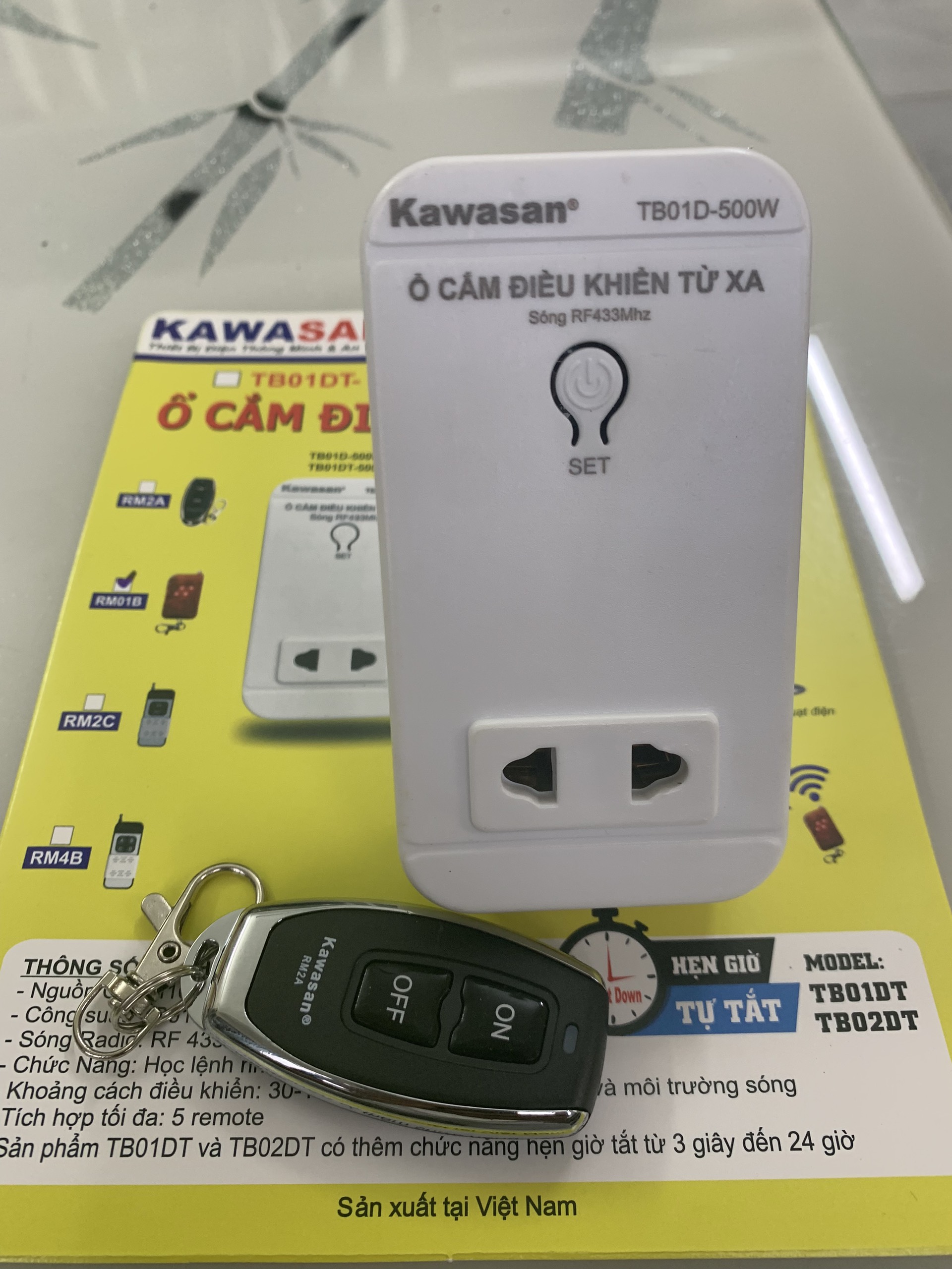 Ổ CẮM ĐIỀU KHIỂN TỪ XA TB01D-RM2A