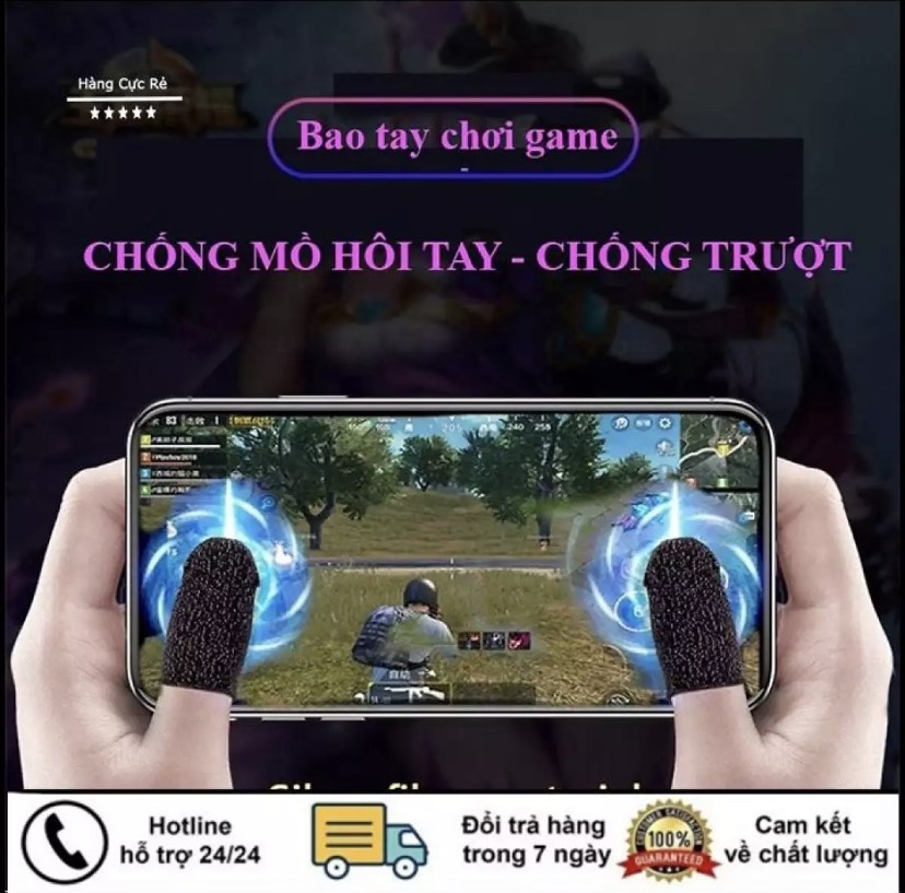 Bao tay chơi game, Găng tay chơi FF, PUBG, Liên quân Mobile chuyên nghiệp, Miếng Bảo Vệ Ngón Tay Chống Trượt, Chống Mồ Hôi, Dùng Khi Chơi Game, Điện Thoại Di Động, Màn Hình Cảm Ứng Siêu Mỏng, Chống Trầy Xước, Có Thể Giặt Được.