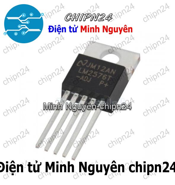 [2 con] (DIP) IC LM2576T-ADJ TO-220-5 (IC Nguồn Giảm áp Buck Power) - HH000970