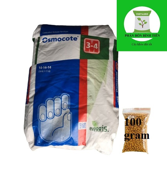 Phân Tan Chậm Osmocote 14-14-14 Nhập Mỹ – 100g | Dưỡng Lan, Hoa Mai, Cây Cảnh