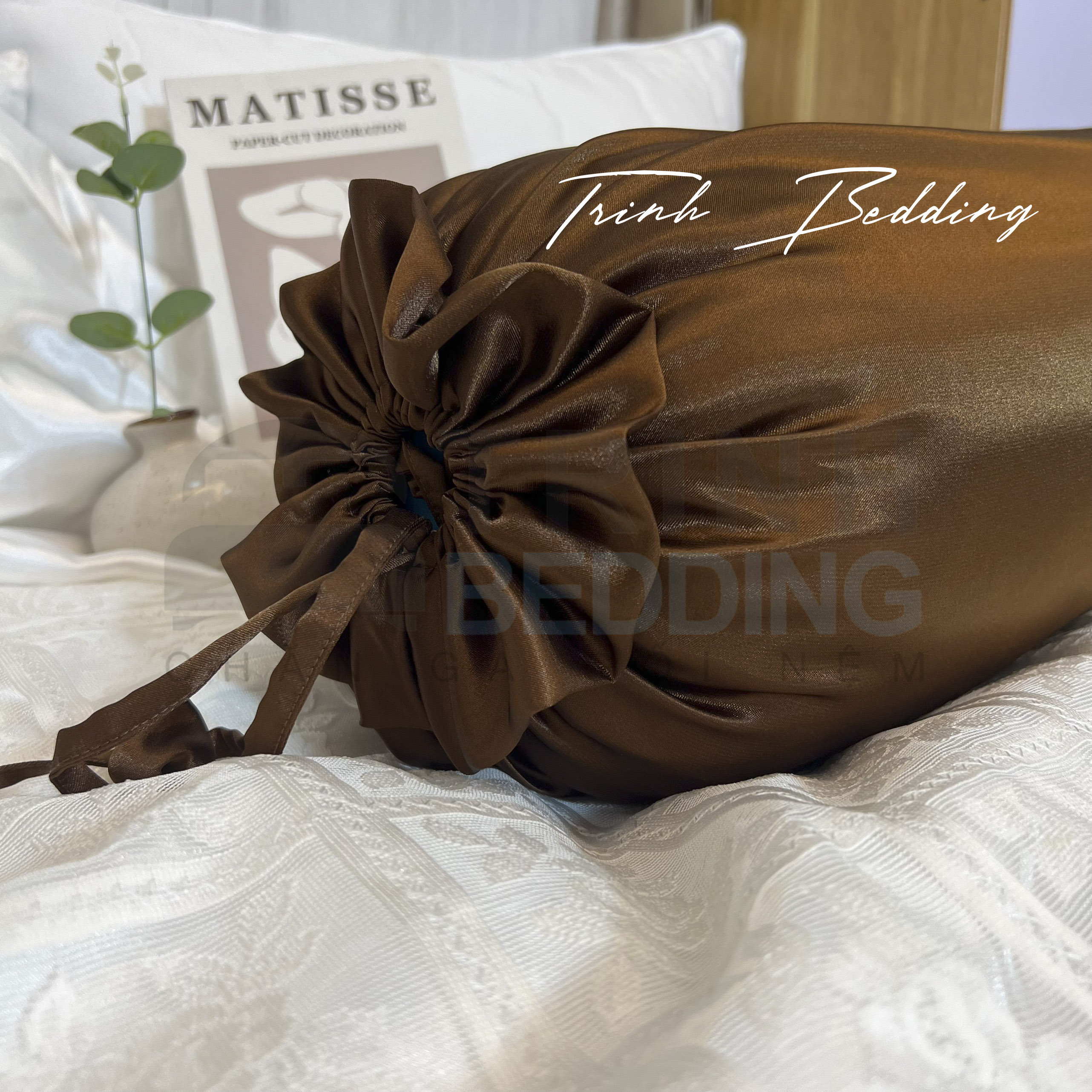 Vỏ Gối Lụa - Gối ôm phi lụa Cao cấp Trinhbedding