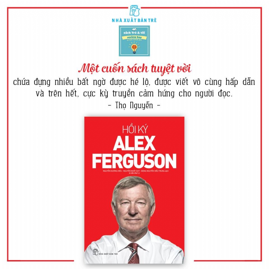 Sách NXB Trẻ - Hồi ký Alex Ferguson