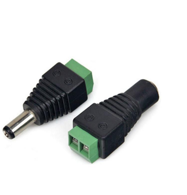 Cặp Jack DC Nguồn 5.5x 2.1mm - Đực+ Cái