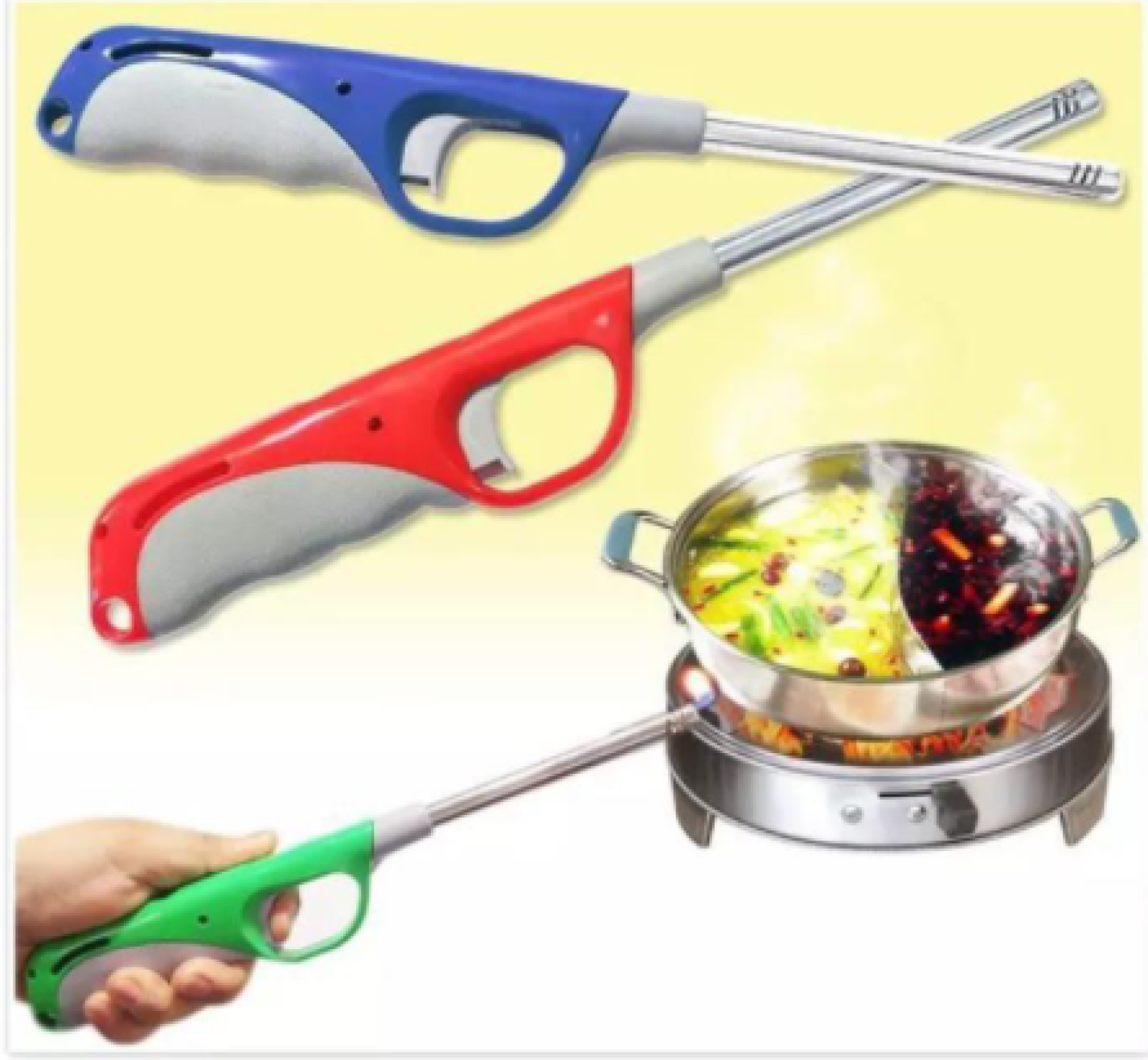 Bật lửa mồi bếp gas, bếp cồn, châm nến sinh nhật an toàn tiện dụng