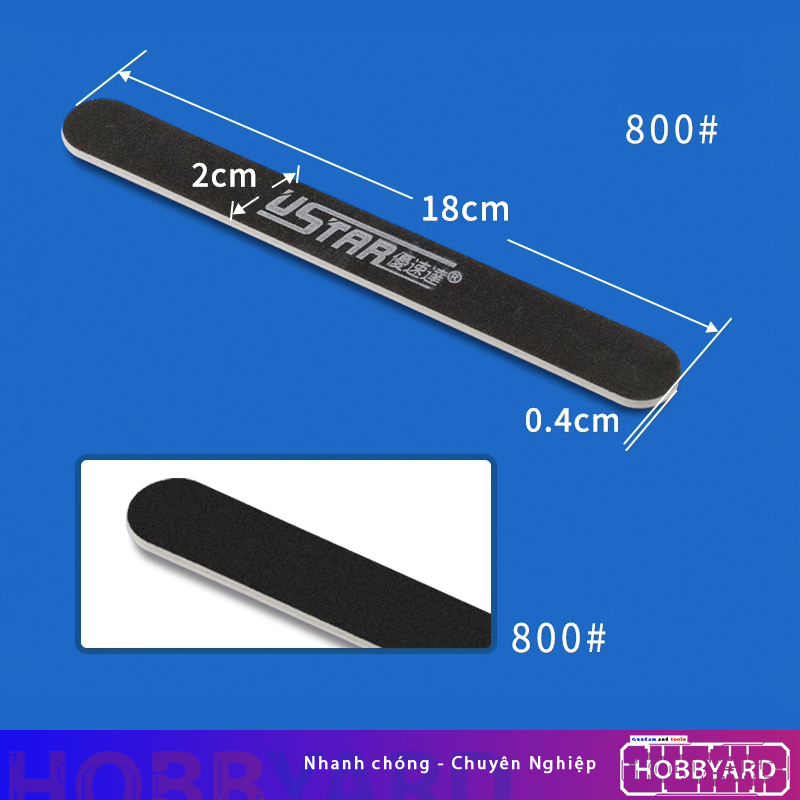 Bộ 5 món chà nhám USTAR cho mô hình
