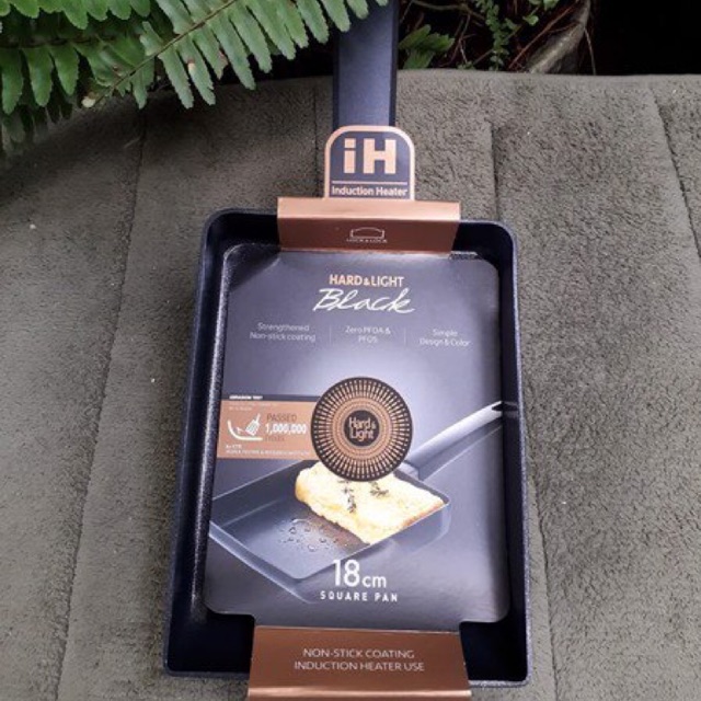 ????chảo chữ nhật hard&light 18cm lock&lock-lhl5186-ih