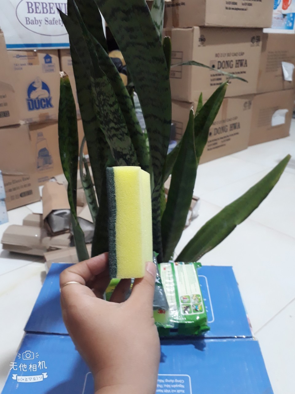 Miếng rửa chén Scotch-Brite 2 lớp cước 2 công dụng.