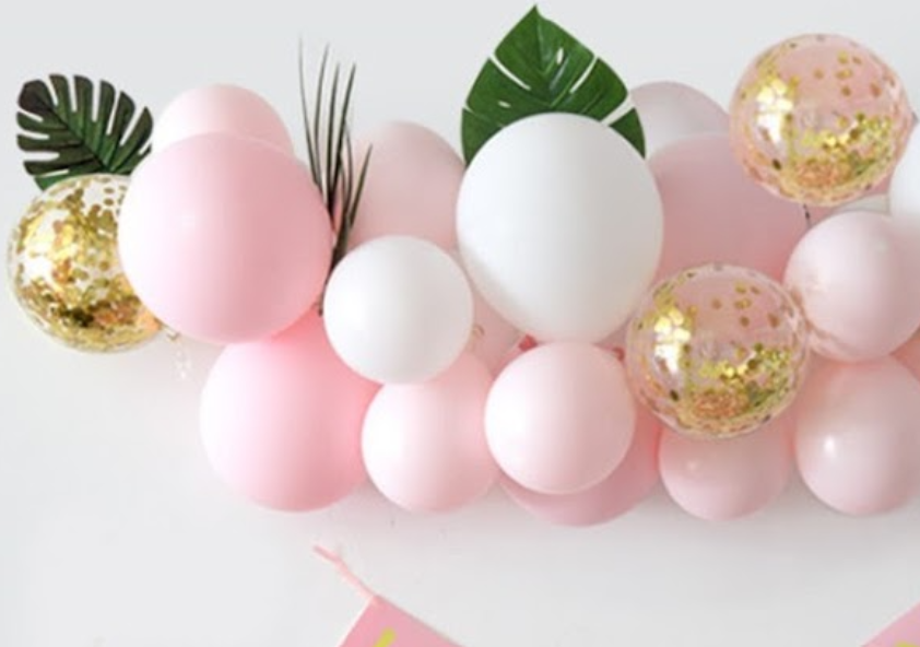 Set bóng Happy birthday tone màu pastel