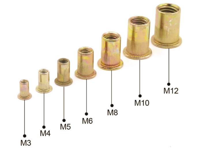 TÁN RÚT , ECU RÚT M3-M12 _BỊCH 50 CON