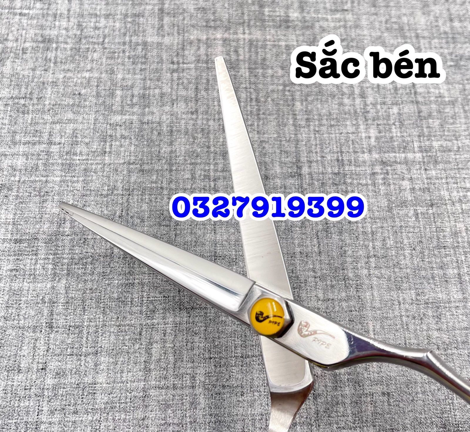 PIPE Kéo Cắt Tóc Cao Cấp Nhật Bản 6.0in Thép S440C Chất Lượng Cao Độ Sắc Bén Thiết Kế Tay Cầm Tiện Lợi