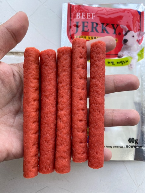 [HCM]Thịt bò que ( beef Jerky) cho chó