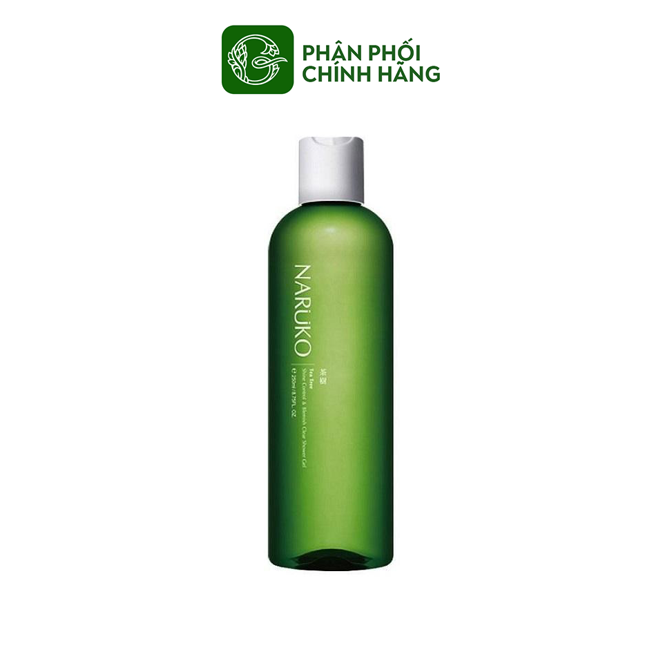 Sữa tắm Naruko Tea Tree Shine Control & Blemish Clear Shower Gel 250ml