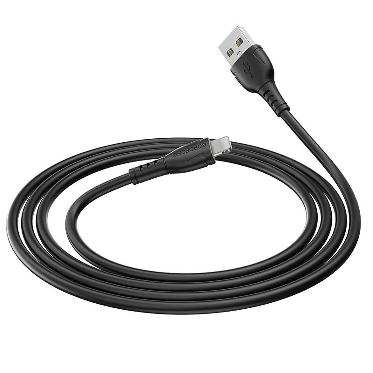 Cáp Sạc Borofone BX51 2.4A Cổng IP Dây Dài 1m