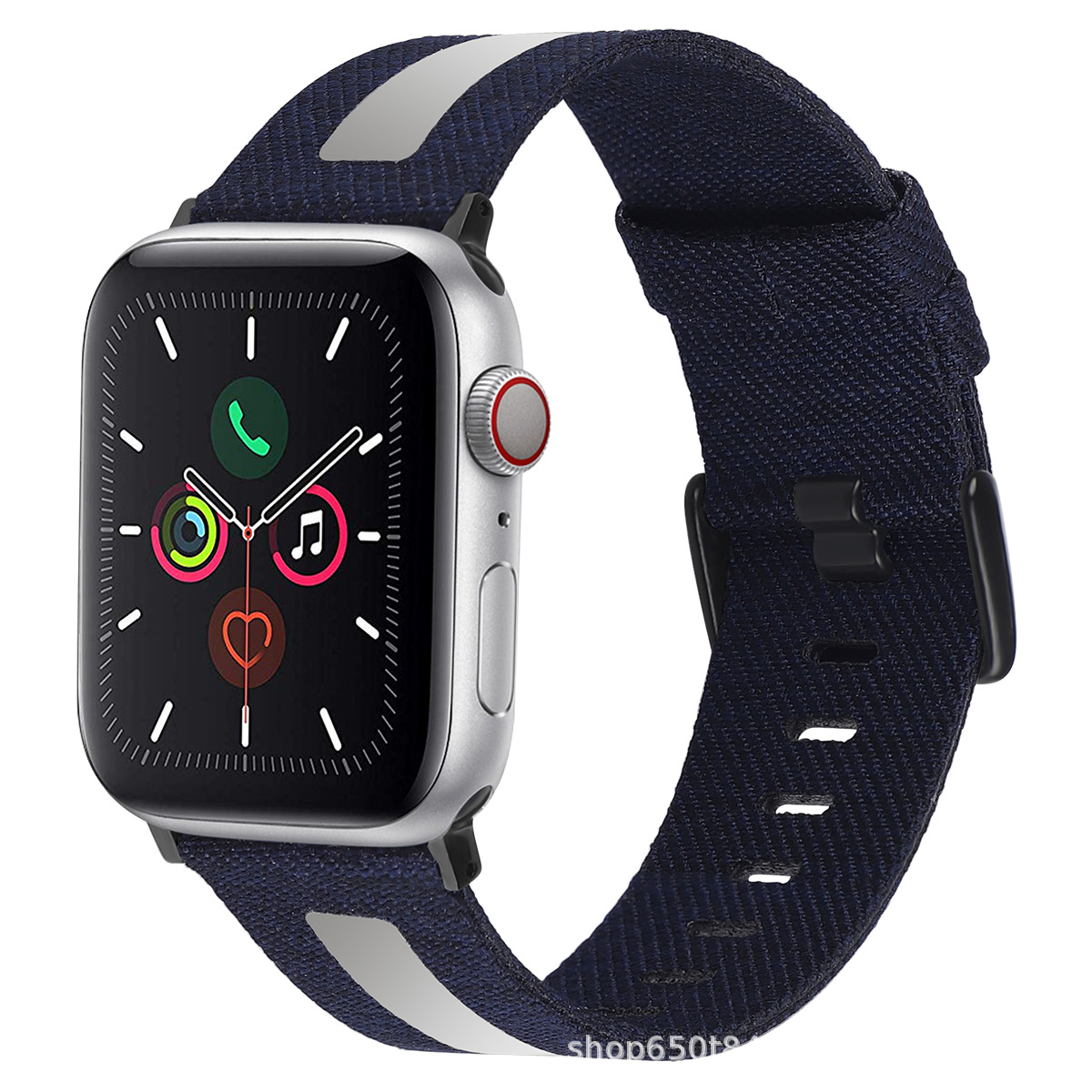 [Tặng ốp cường lực]Dây Đồng Hồ Apple Watch Vải Canvas