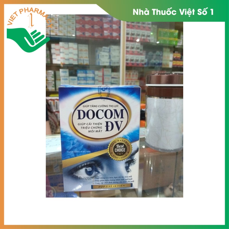 Thành phần Viên uống bổ mắt Docom ĐV
