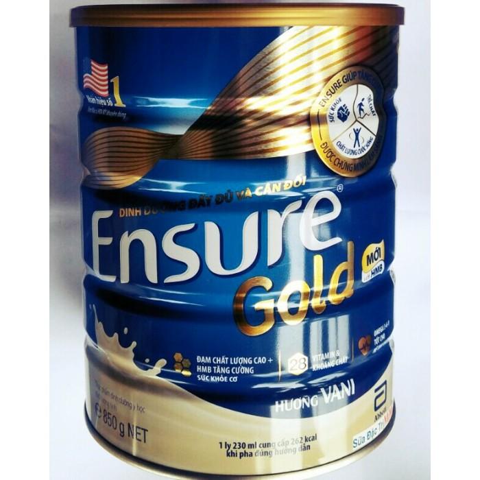 Sữa bột Ensure Gold hương vani 850g