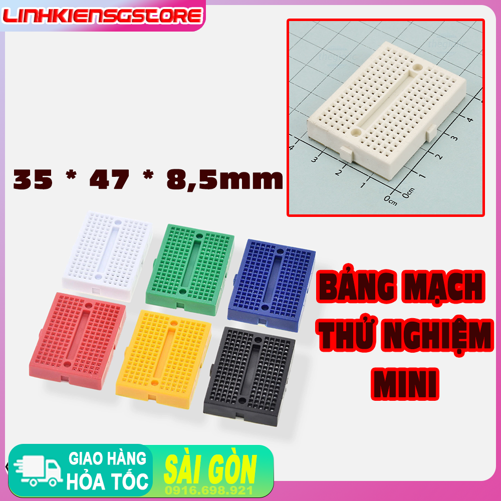 Bộ 2 bảng mạch breadboard 170 lỗ syb-170