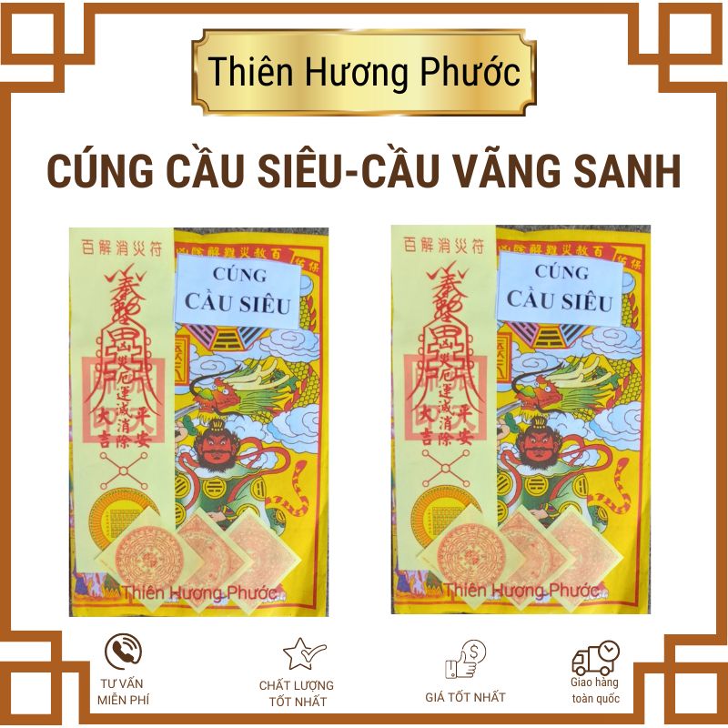 Giấy cúng ngũ công vương phật 5 ông
