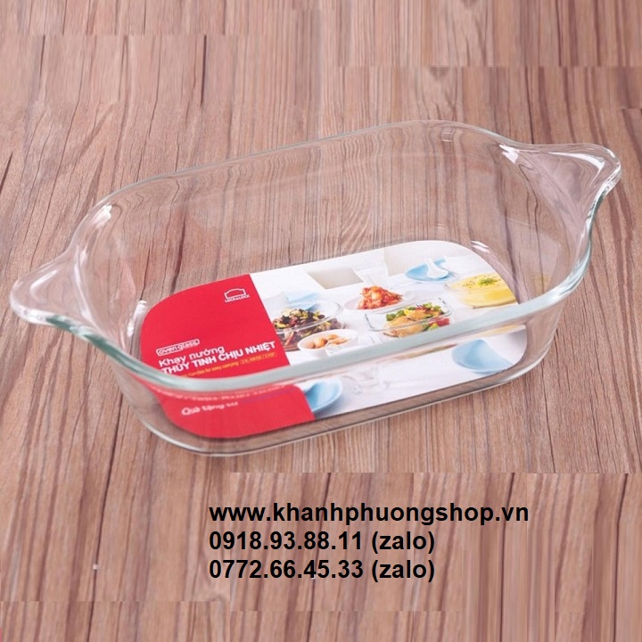 [HCM]khay thủy tinh lock&lock 2L - khay thủy tinh lock&lock 2L