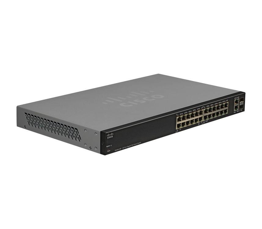 [Trả góp 0%]Cisco SG200-26 26-port Gigabit Smart Switch