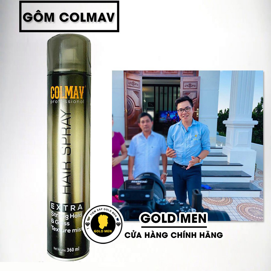 Gôm xịt tóc Colmav (Siêu giữ nếp) + Tặng lược
