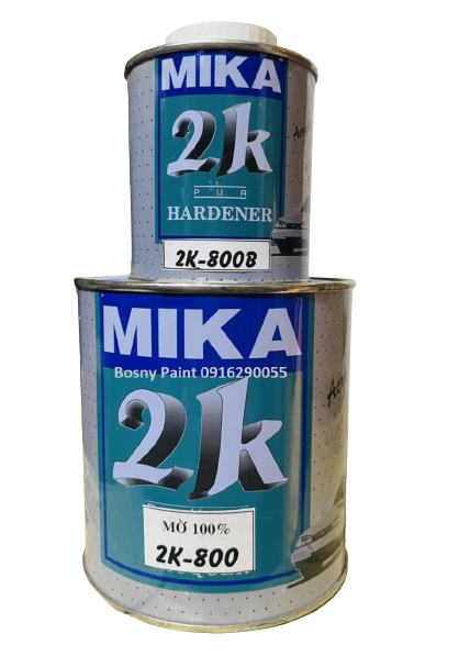 Dầu bóng mờ 100% Mika 2 thành phần dùng cho nhựa, kim loại, gỗ