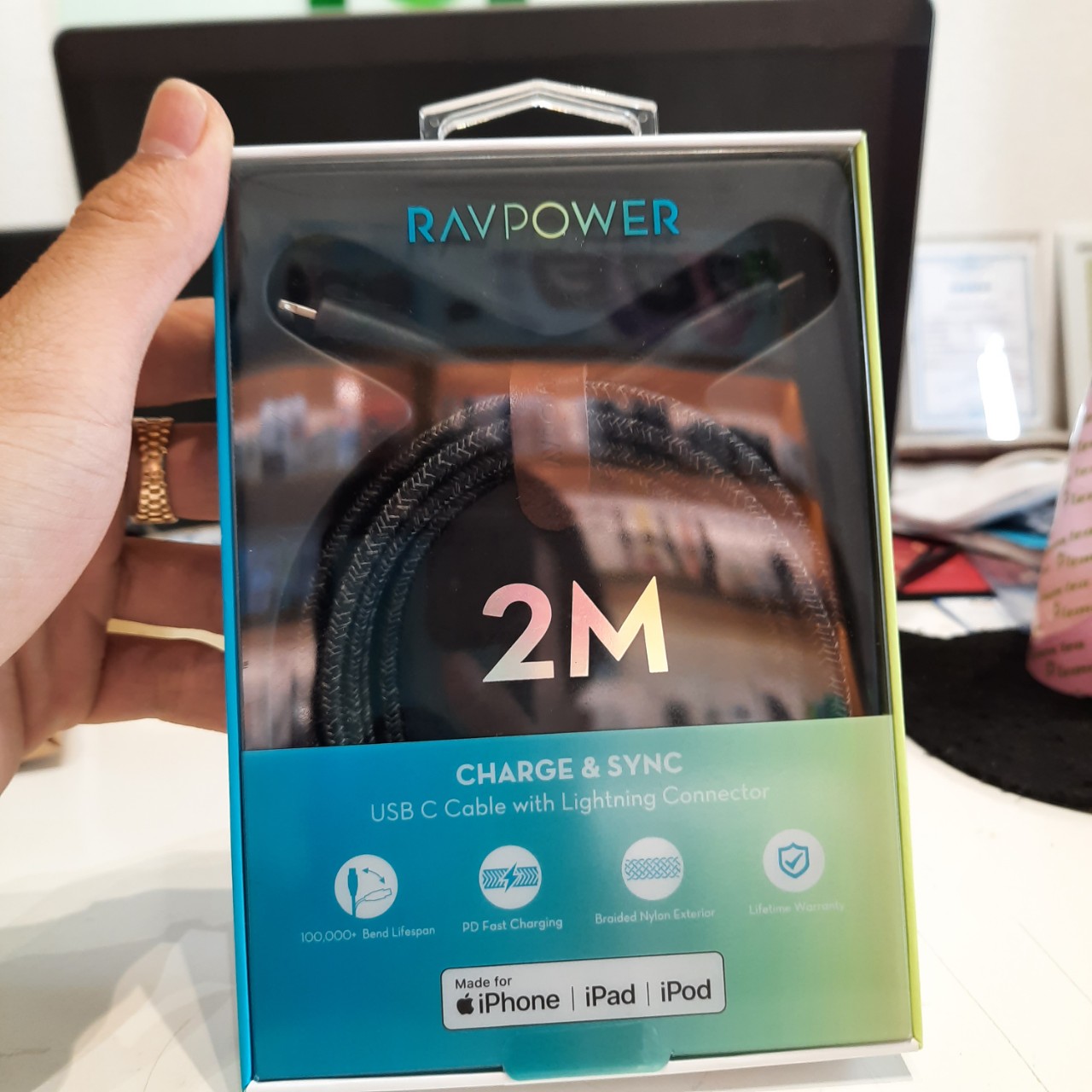 RAVPower RP-CB1005 Type-C To Lightning 2M