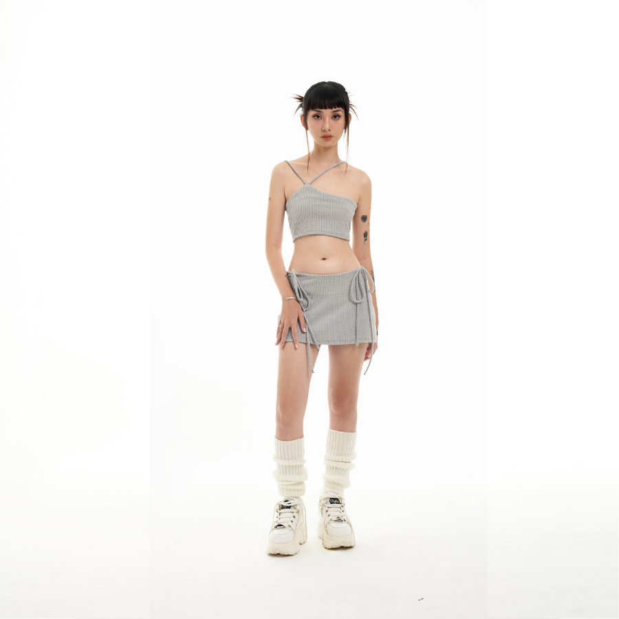 Set Áo Croptop Và Chân Váy Thắt Eo Tôn Dáng KENNEDY SET - RORA