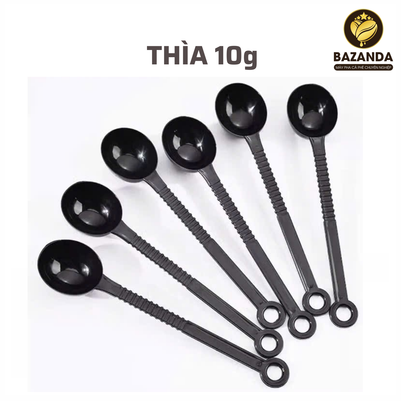 Bộ 3 thìa đong cafe nhựa 10g