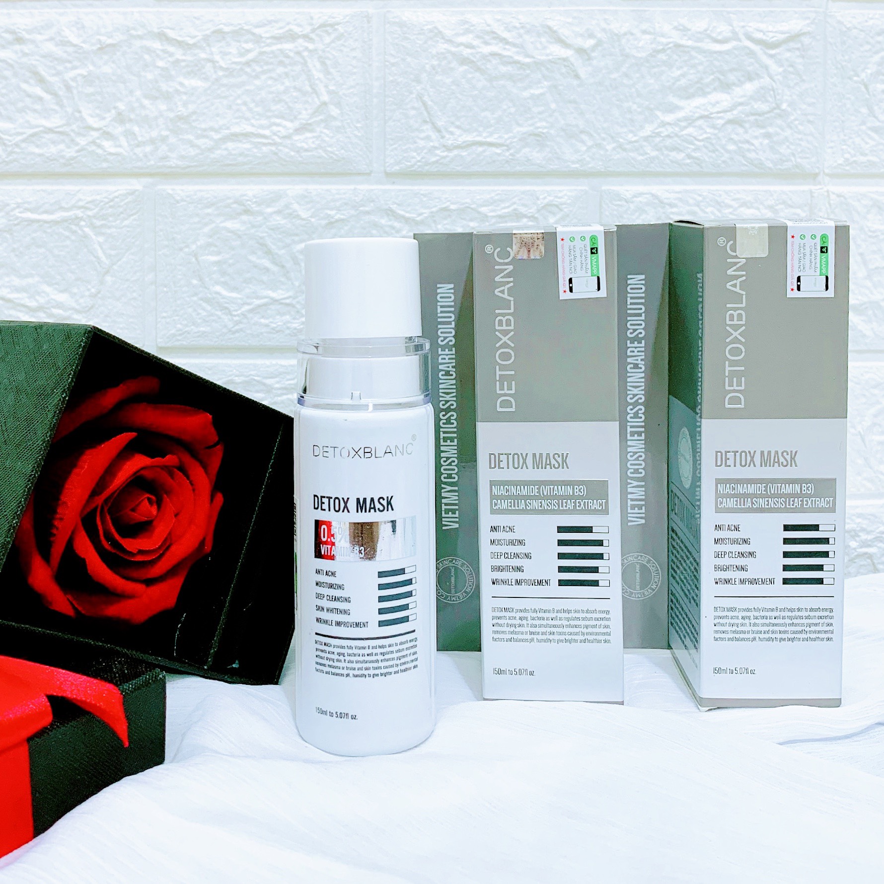 Mặt nạ thải độc trắng da DetoxBlanc