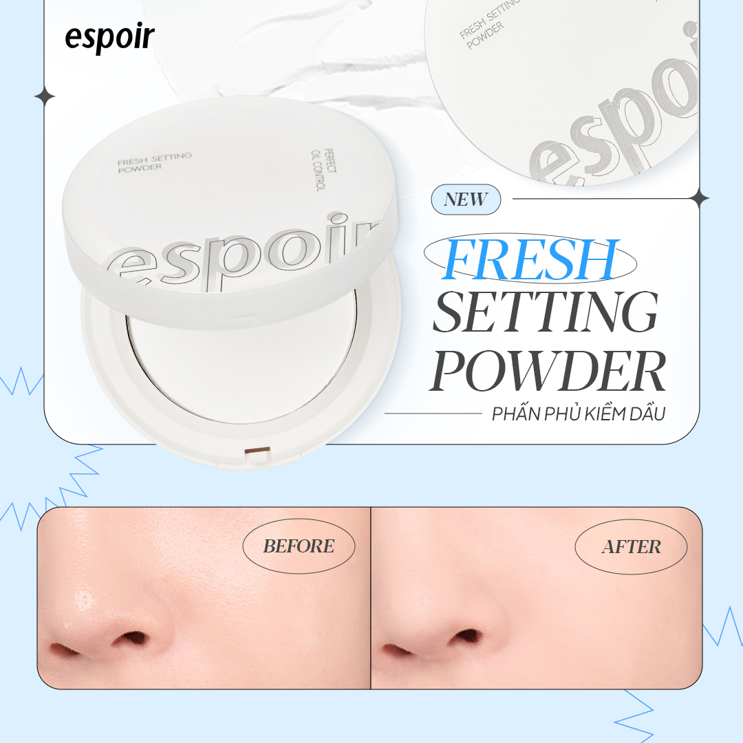 Phấn Phủ Kiềm Dầu Espoir Fresh Setting Powder