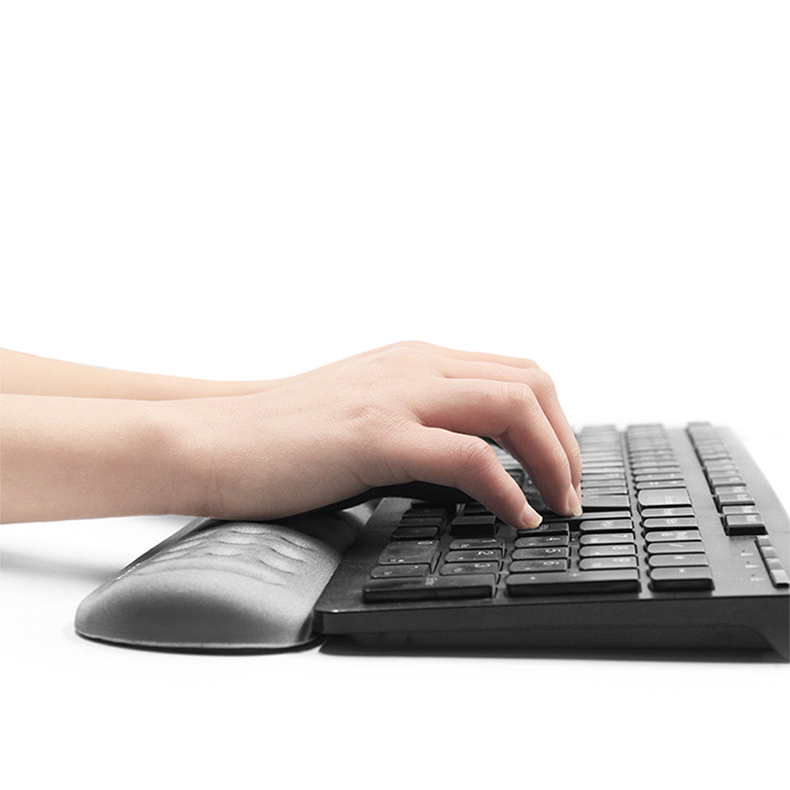 Thanh Kê Tay Gõ Bàn Phím Đệm Silicon Boona Hỗ Trợ Chống Mỏi Cổ Tay Khi Sử Dụng Máy Tính Lâu | Mouse pads đệm wrist mouse Portable anti fatigue, bottle wrist, padded armrests Silicon