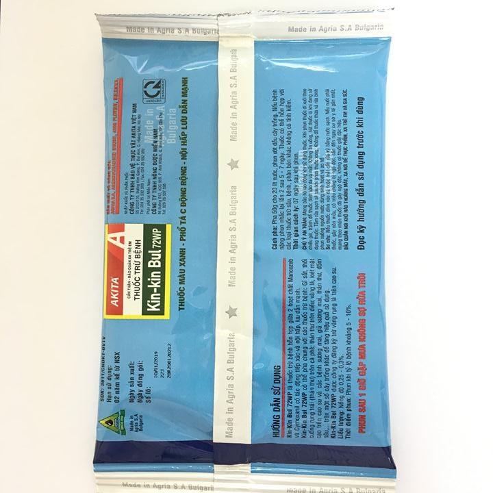 [HCM]Chế phẩm trừ nấm bệnh cây trồng KIN KIN BUL 72WP nhập khẩu Bulgari - gói 100 gram