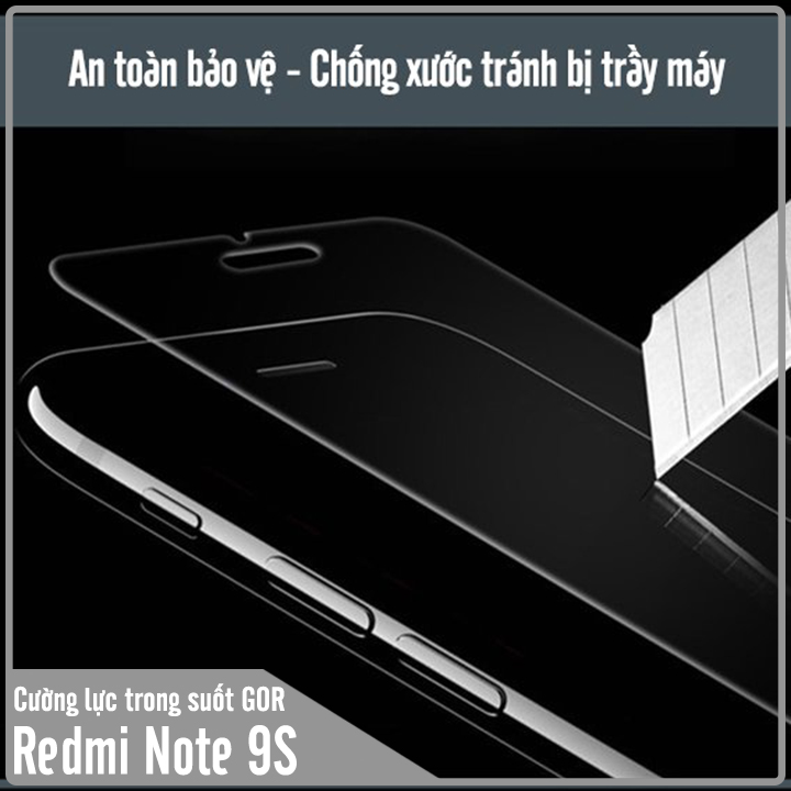 Bộ 2 kính cường lực Gor cho Xiaomi Redmi Note 9S - Redmi Note 9 Pro