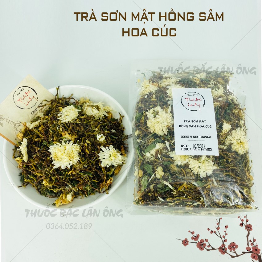 200g Trà Sơn Mật Hồng Sâm Hoa Cúc