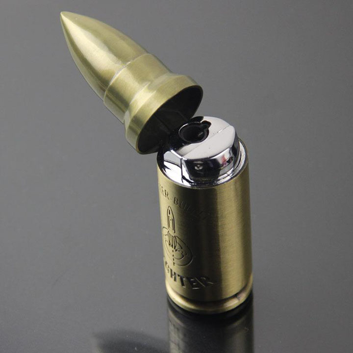 Bật lửa khò 1 tia lửa nhỏ chất liệu kim loại độc lạ - GD0206