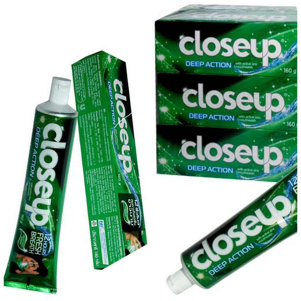 KEM ĐÁNH RĂNG CLOSEUP THÁI LAN 160GR