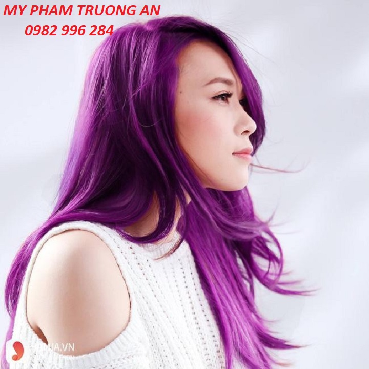 Thuốc Nhuộm Phủ Bóng Màu Tím Cà Hàn Quốc 450ml