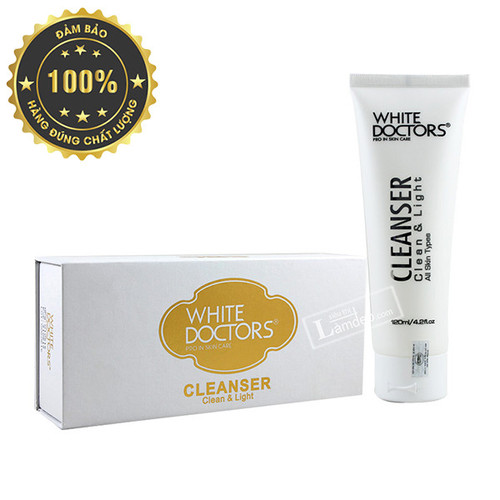 Sữa rửa mặt doctor cleanser WHITE DOCTORS 120ml