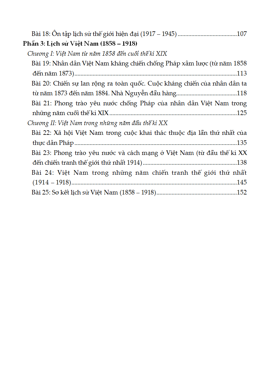 BỒI DƯỠNG HỌC SINH GIỎI LỊCH SỬ 11