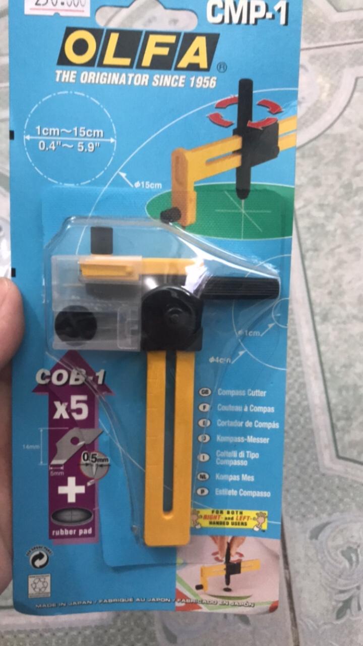 Compa cắt tròn Olfa (đường kính 1cm - 15cm)