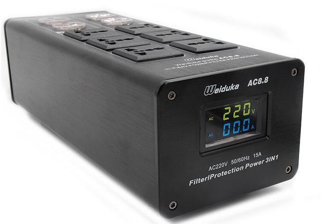 Bộ lọc nguồn điện Audio Weiduka AC 8.8(bản 2019, màu Bạc)