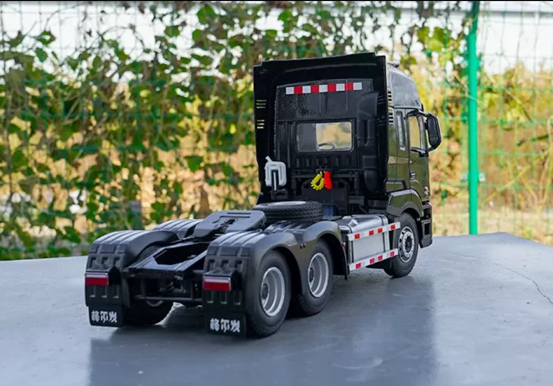 Xe mô hình đầu kéo container JAC A5 hợp kim 1:24