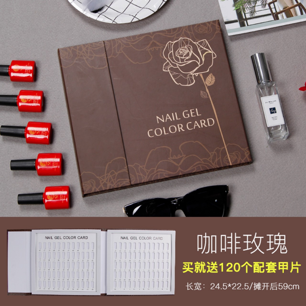Bảng sổ móng mẫu sơn 120 móng