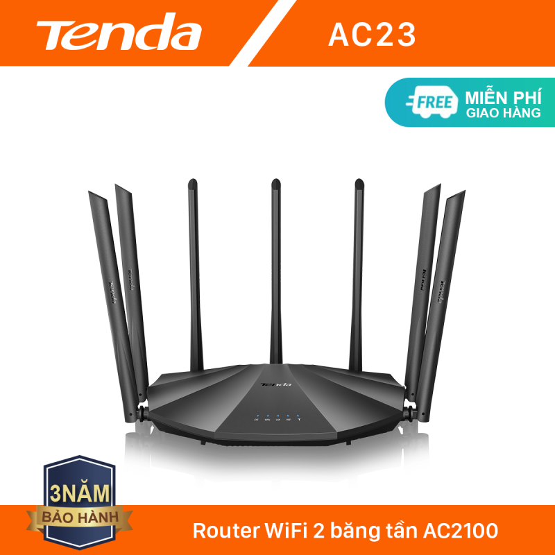 Bảng giá Tenda Thiết bị phát Wifi AC23 Chuẩn AC 2100Mbps - Hãng phân phối chính thức Phong Vũ