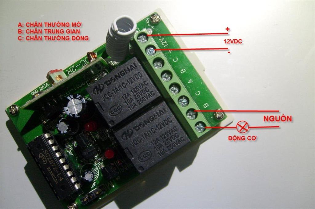 Bộ điều khiển đảo chiều động cơ 220V