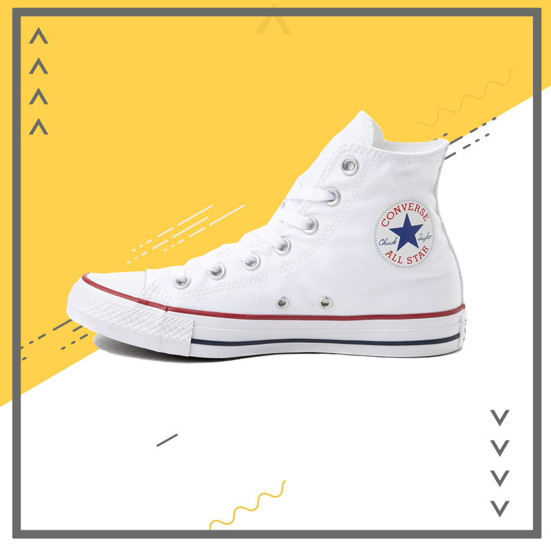 Giày Converse All Star Cổ Cao Trắng Nam Nữ XS0339 - Giày Converse Classic Fullbox